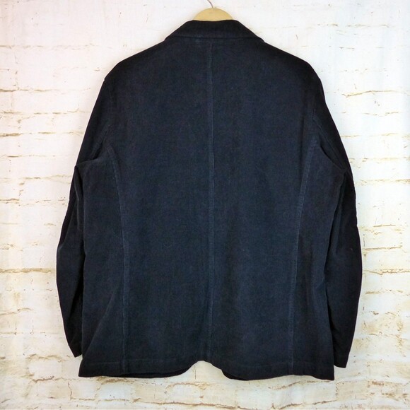 Buck Mason Chore Jacket Mens XL Navy Blue Corduroy Cotton Blazer Utility Preppy - Picture 9 of 15